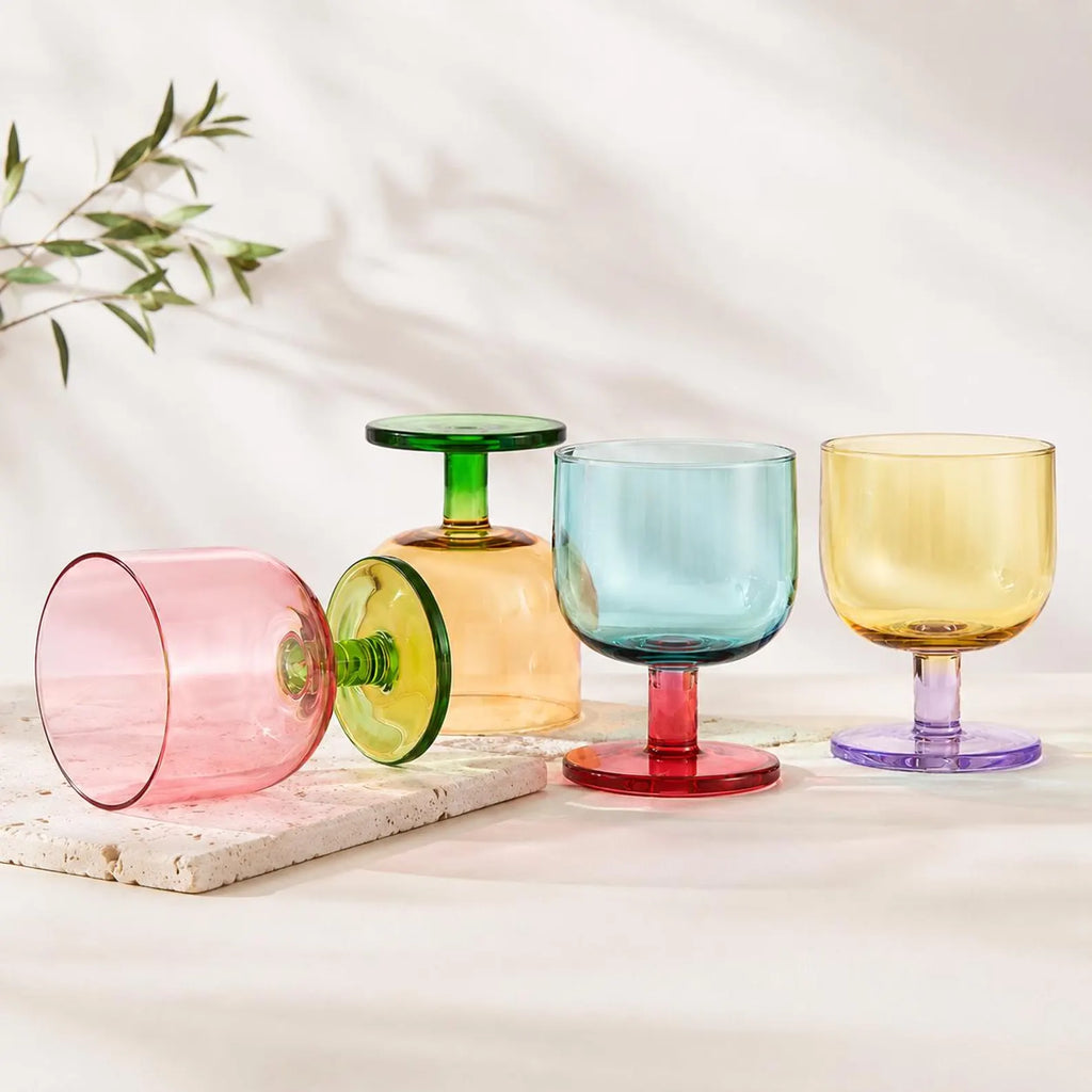 Colorful Crystal Wine Glass